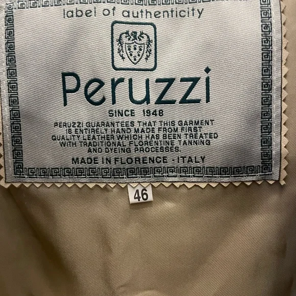 Peruzzi leather jacket - Picture 4 of 7